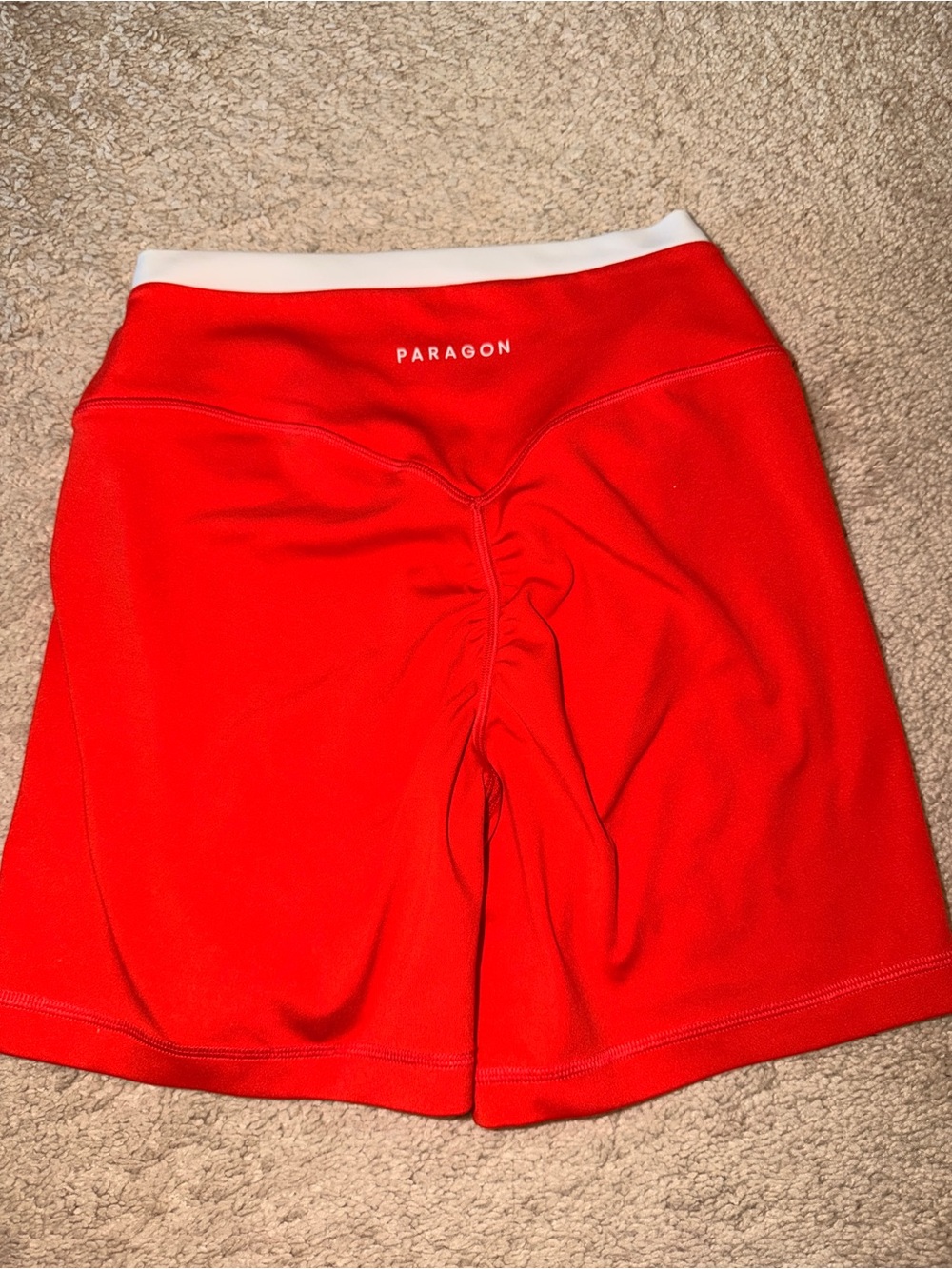 Paragon Fit Wear Red Athletic Shorts Reluna Size L